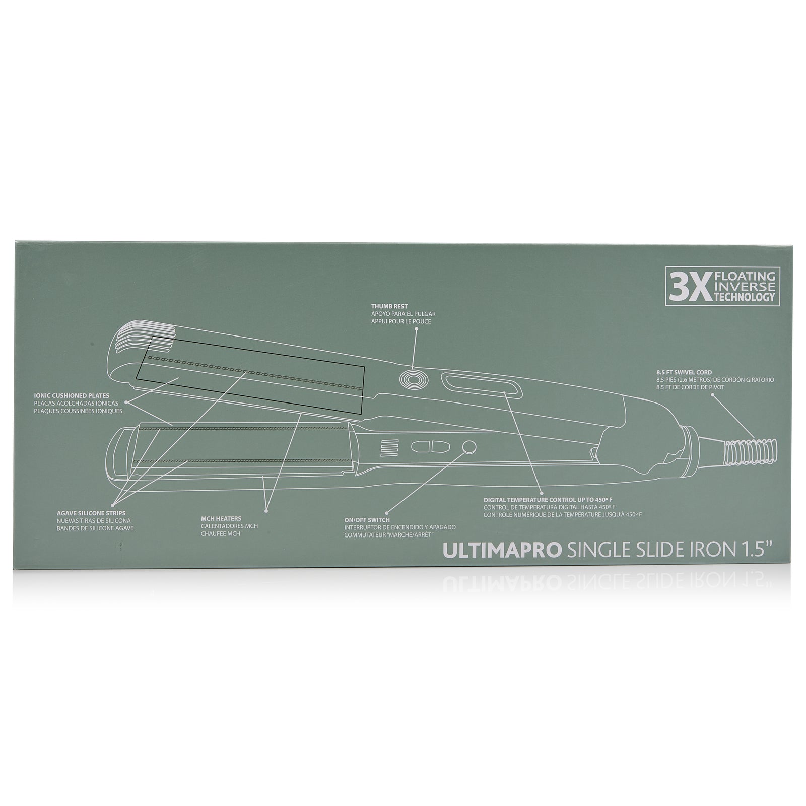 ULTIMAPRO SINGLE SLIDE IRON 1.5"